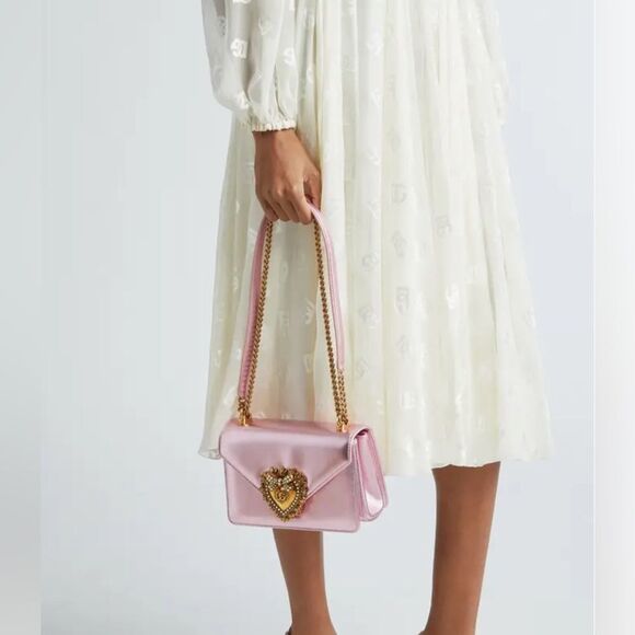 Dolce & Gabbana Devotion metallic leather shoulder bag - Picture 4 of 16